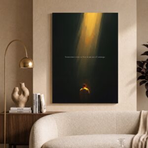 Courage Within – Inspirational Canvas Art