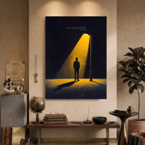 Live to the Point of Tears – Existential Canvas Art
