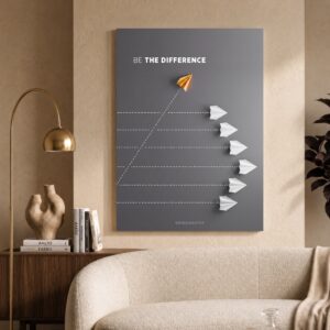 Be the Difference - Motivational Canvas for Corporate Offices