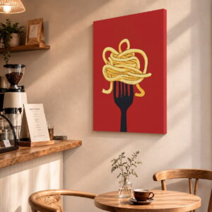 Fork & Flame – Canvas Art for Cafés, Coffee Houses & Bakeries