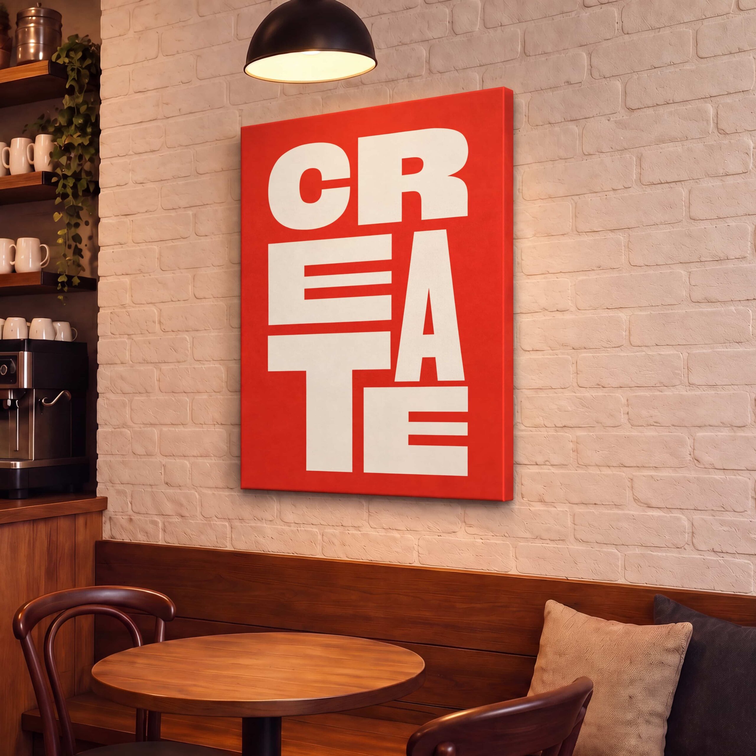 Create Bold Typography Canvas Wall Art - Image 2