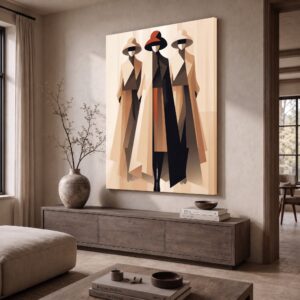 The Three Ladies – Statement Art for Modern Homes