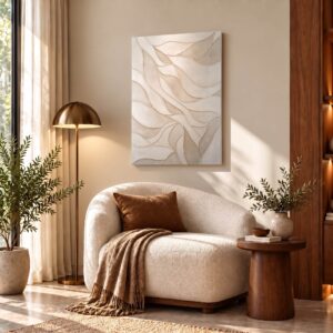 Minimal Flow - Canvas Art for Bedrooms